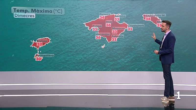 El temps a les Illes Balears - 26/08/26