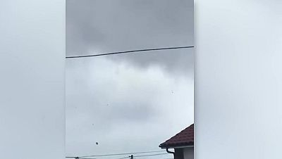 Tornado deja destrozos en Asturias
