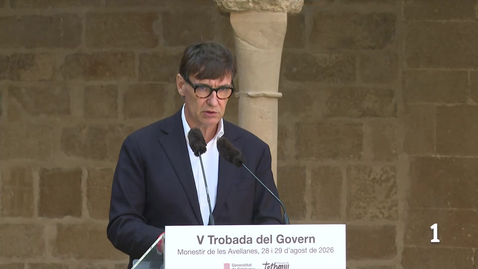 Salvador Illa reuneix el Govern a Os de Balaguer - L'Informatiu | Veure