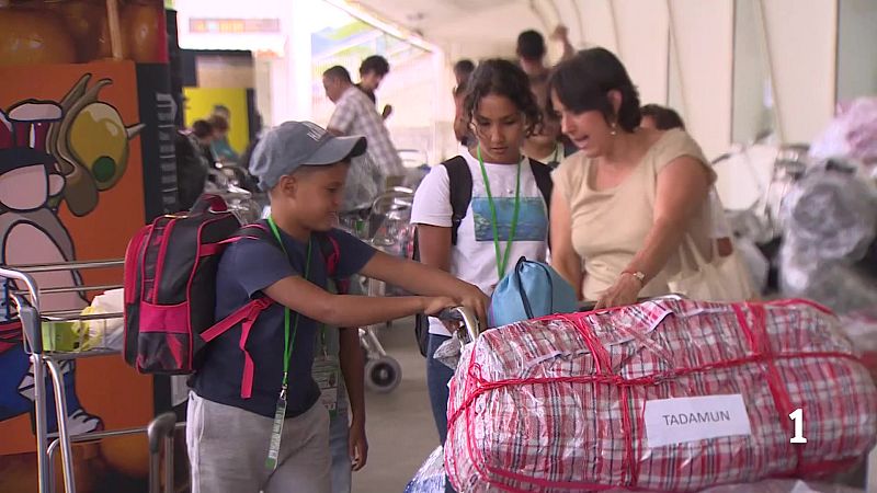 Llegan al País vasco de la mano del programa Vacaciones en paz y la asociación Chernobil