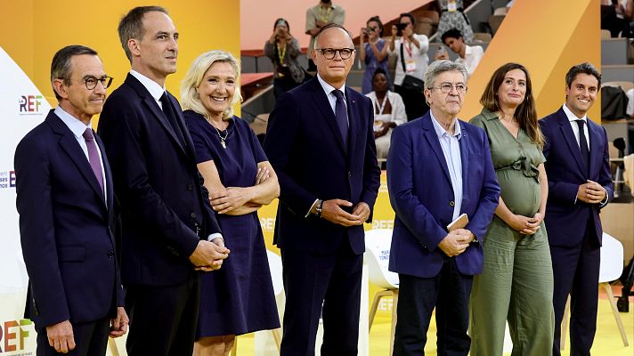 Telediario 2 - Arranca el curso político en Francia