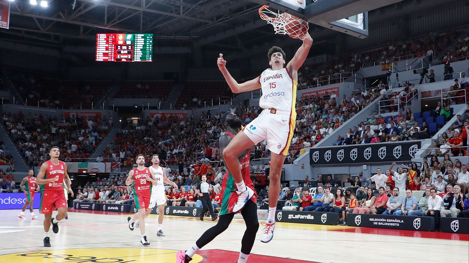 Espa�a - Portugal: vuelve a ver los mejores momentos del partido de clasificaci�n al Mundial de baloncesto 2027