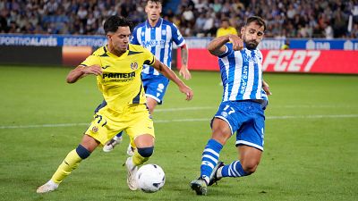 Alavés - Villarreal: resumen 3ª jornada de Liga | Primera