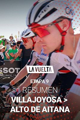 Vuelta ciclista a España - La Vuelta 2026: resumen de la etapa 9 entre Villajoyosa y el Alto de Aitana