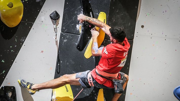 Teledeporte - Alberto Ginés se proclama campeón de Europa de dificultad