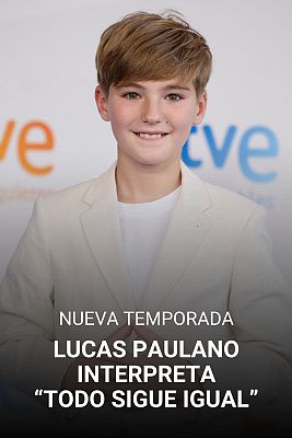Eurovisión Junior - Lucas Paulano interpreta "Todo sigue igual" en la presentación de la temporada 2026 de RTVE