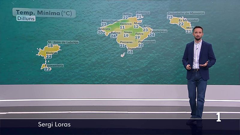 El temps a les Illes Balears - 31/08/26