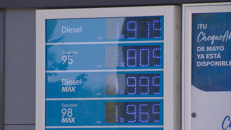 Casi dos euros el litro de combustible, diésel o gasolina