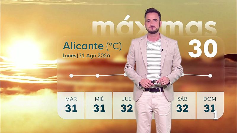 El Tiempo en la Comunitat Valenciana - 31/08/26