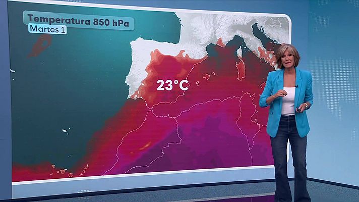 El tiempo - Las máximas descenderán en Ebro, Ibérica, Comunidad Valenciana, Cantábrico oriental y Pirineos occidentales