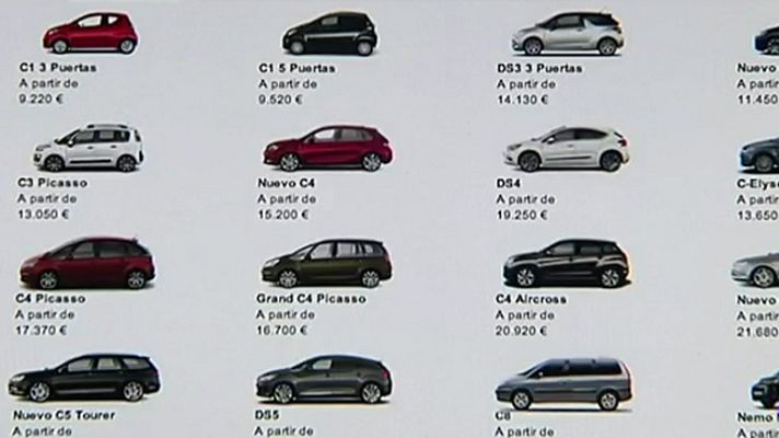 Telediario 1 - El sector del automóvil apuesta por la venta online