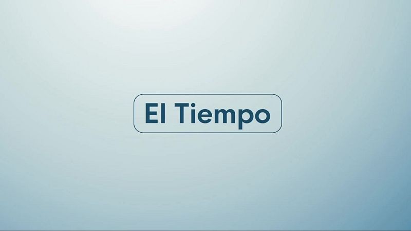 Fondo azul claro con un recuadro azul oscuro central que contiene el texto "El Tiempo" en letras azules oscuras.