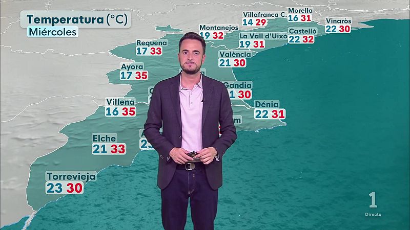El Tiempo en la Comunitat Valenciana - 01/09/26