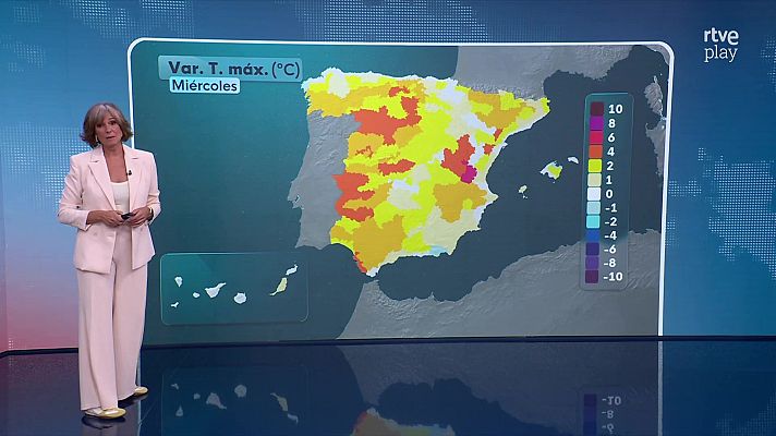 El tiempo - Las máximas subirán en el norte peninsular, descenderán en el sur y el este