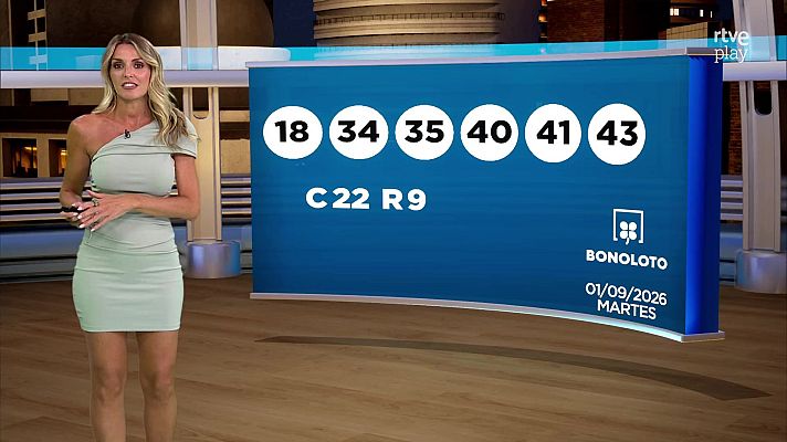 Loterías - Sorteo de la Bonoloto y Euromillones del 01/09/2026
