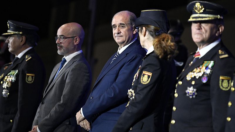 El director general de la Policía, Francisco Pardo Piqueras, preside el acto del Día de la Policía de la Jefatura Superior de Madrid, en el Recinto Ferial IFEMA, a 4 de octubre de 2024