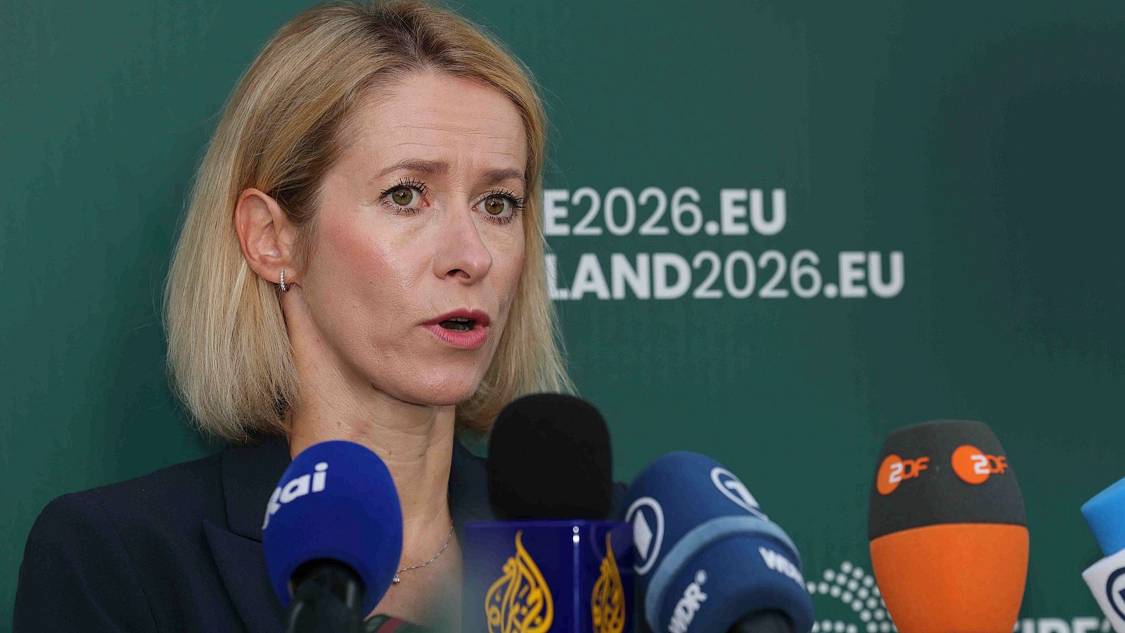 La Alta Representante de la Unión Europea para Política Exterior, Kaja Kallas