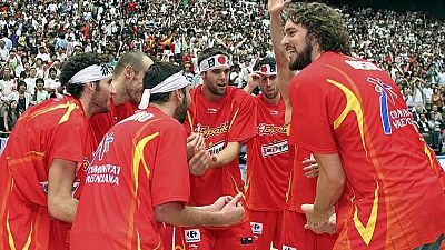 Espa�a celebra el Mundial de baloncesto 2006