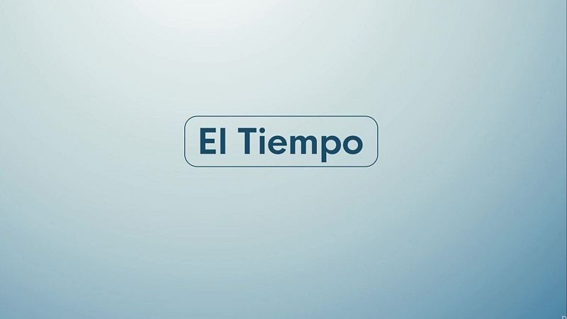 Fondo degradado azul con recuadro central azul oscuro y texto "El Tiempo" en negrita.