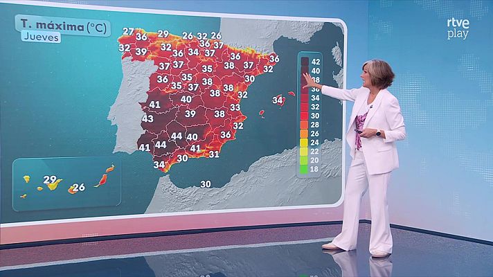 El tiempo - Las temperaturas subirán en la Península y Baleares, de forma más acusada en las máximas