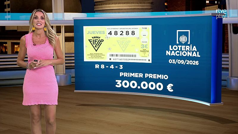 Sorteo de la Lotería Nacional, Bonoloto, Primitiva y Jóker: 03/09/2026 - Loterías
