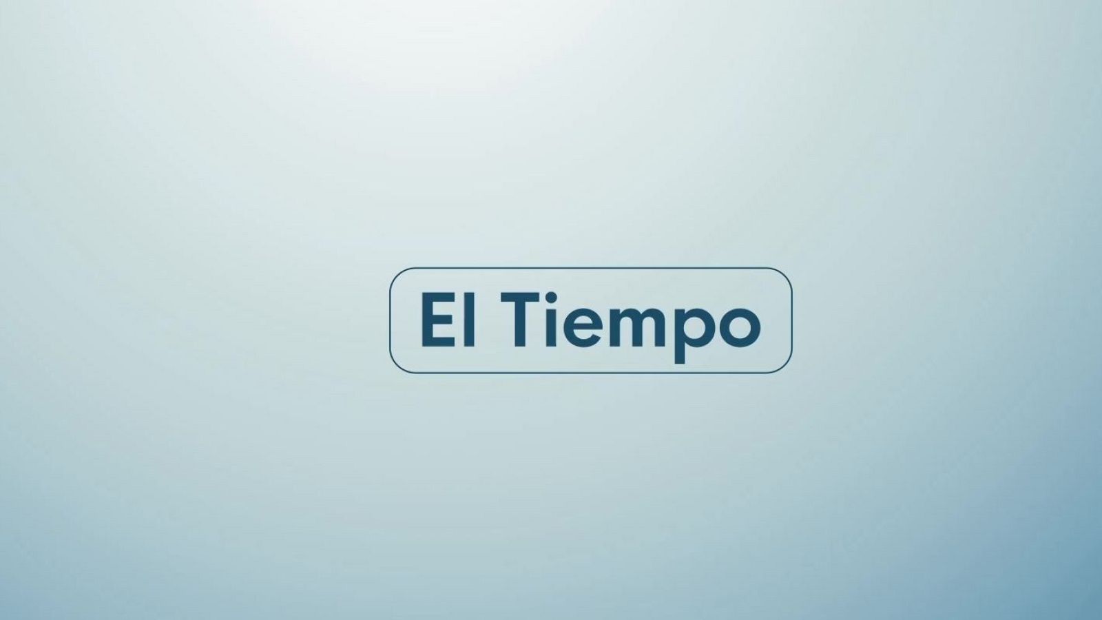Elemento gráfico con el texto "El Tiempo" en un recuadro azul sobre fondo degradado, indicando una sección de noticias o información.