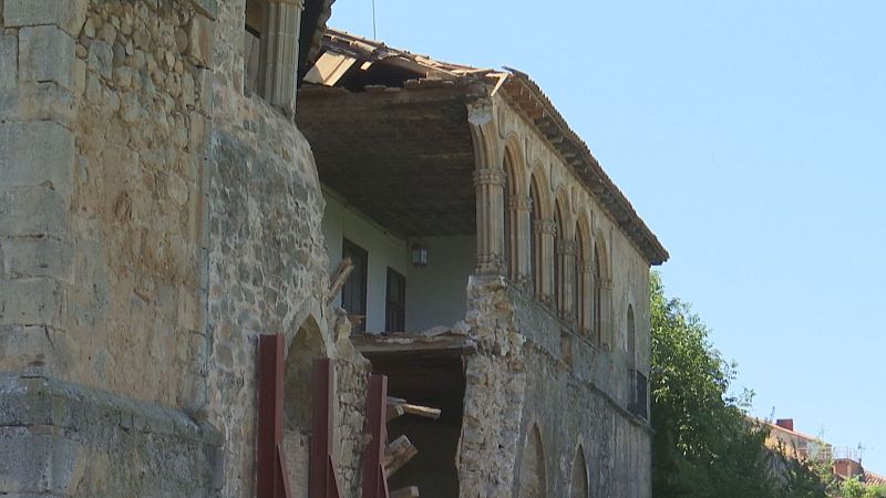 Derrumbe del Palacio de Almazan