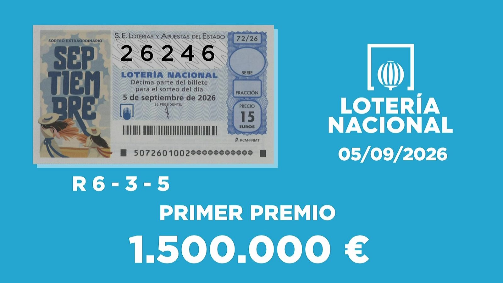 Lotería Nacional 05.09.26