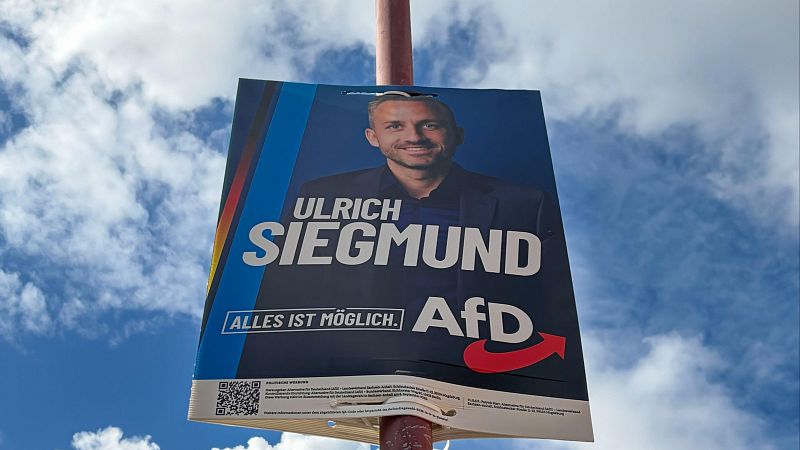 El candidato a primer ministro de Alternativa para Alemania (AfD) en Sajonia-Anhalt, Ulrich Siegmund