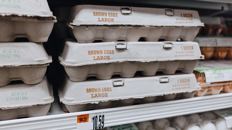 El lineal de los huevos en los supermercados ha aumentado.