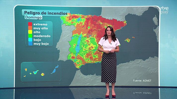 El tiempo - Temperaturas significativamente elevadas en amplias zonas de la mitad este peninsular y archipiélagos