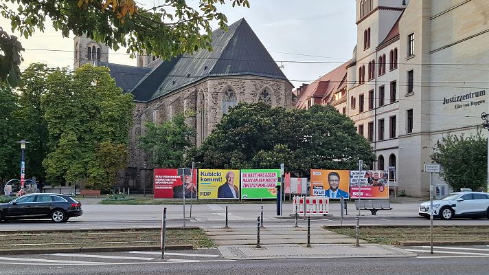 Telediario Fin de Semana - Alta Sajonia celebra elecciones este domingo con la extrema derecha de Alternativa para Alemania disparada en las encuestas