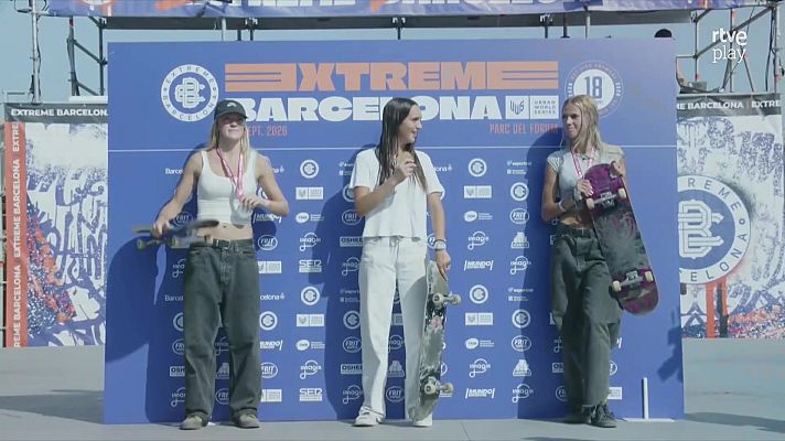 Teledeporte - Natalia Muñoz, oro en skateboarding en el Extreme Barcelona