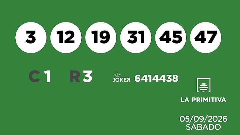 Primitiva Joker 05 09 26