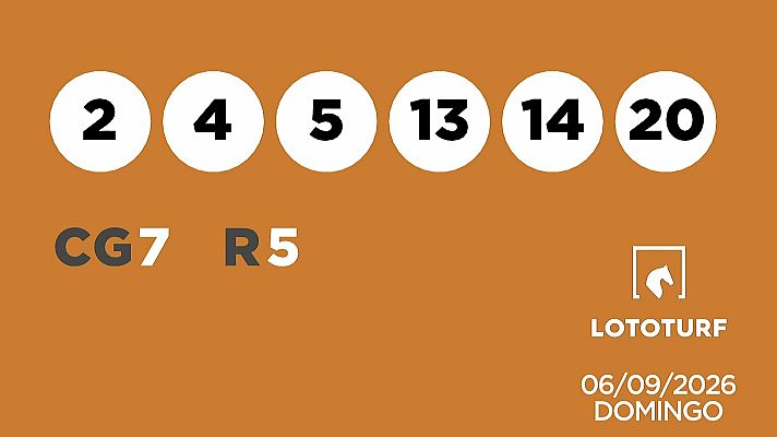 SELAE - Sorteo de Lotería Lototurf: 06/09/2026