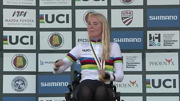 Manuela Vos logra el campeonato del mundo de paraciclismo en ruta H1