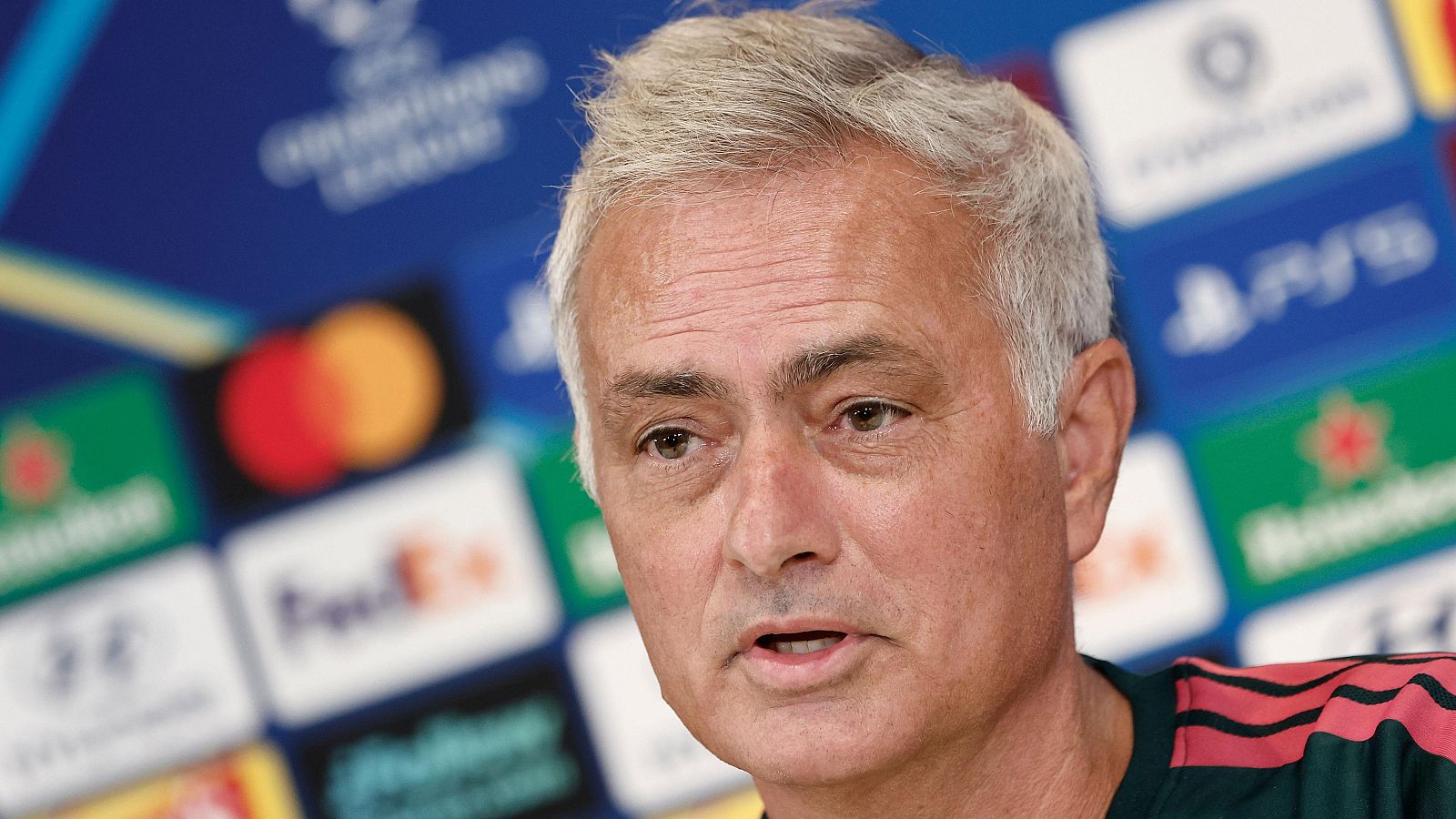 Jose Mourinho durante la rueda de prensa.