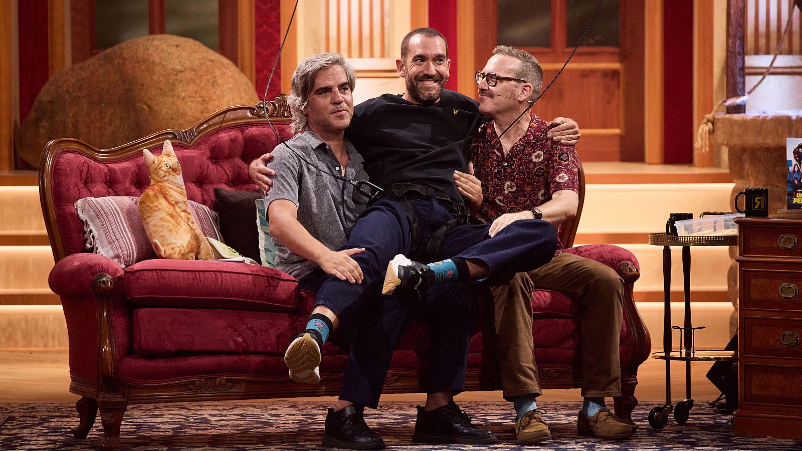 Ernesto Sevilla, Jorge Ponce y Joaquín Reyes en 'La Revuelta' 7/9/26
