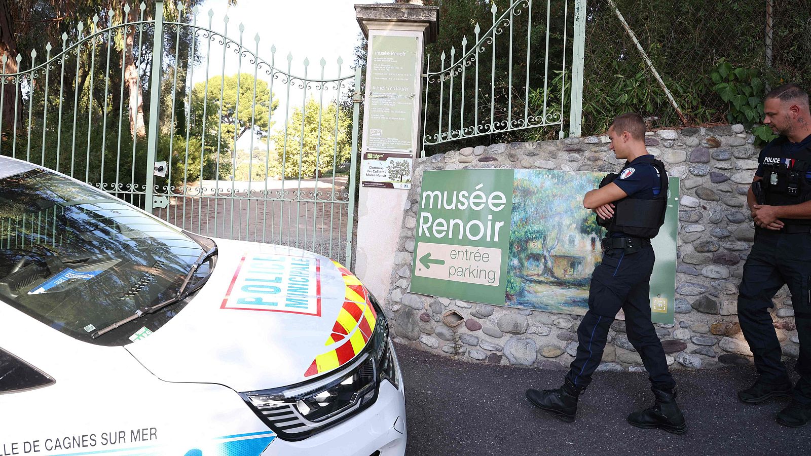 Roban cuatro obras del Museo Renoir cerca de Niza