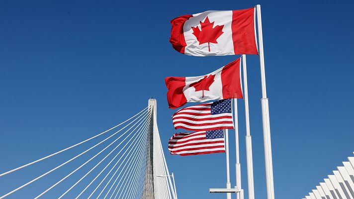 Telediario 2 - Entran en vigor los aranceles que aprobó Canadá contra Estados Unidos