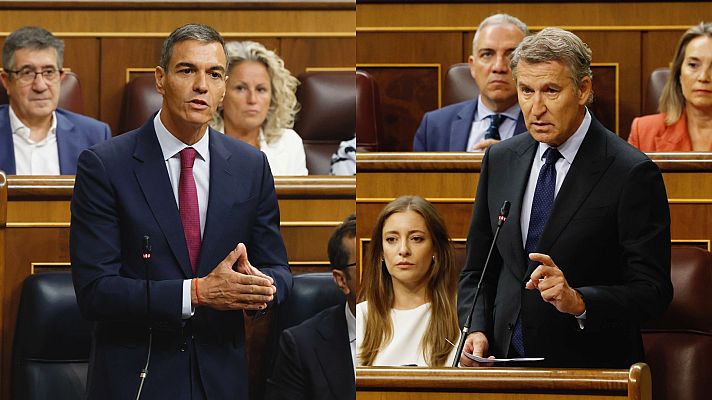 Informativo 24h - Sánchez y Feijóo se enfrenta en el primer 'cara a cara' por la crisis en Ceuta, la educación y la 'ley de nietos'