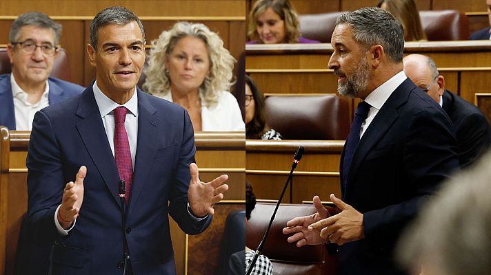 Informativo 24h - Abascal acusa al Gobierno de ser "chantajeado" por Marruecos y Sánchez contesta : "Yo seré un perro pero no tengo amo"