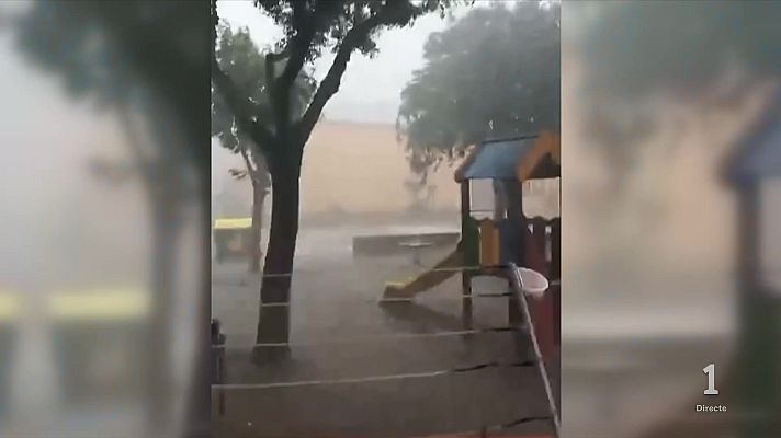 L'Informatiu - Tempestes intenses i incidències a l’alta velocitat entre Barcelona i Madrid