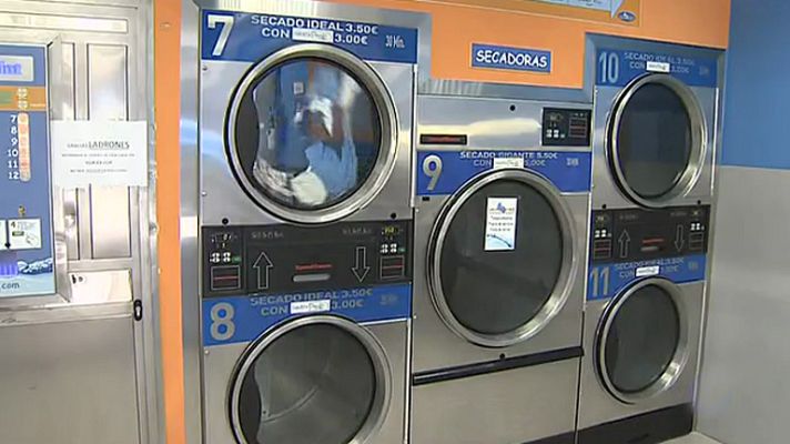 Telediario 1 - Lavanderías anticrisis