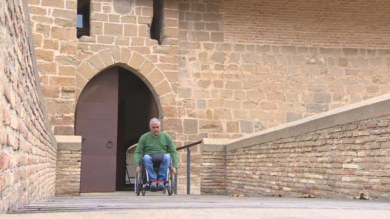 El castillo de Marcilla, sin barreras para la discapacidad - Telenavarra