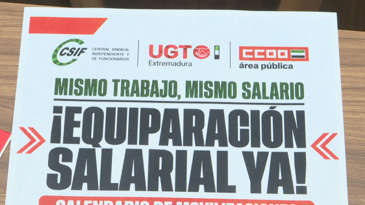 Noticias de Extremadura - Los sindicatos presentan calendario de manifestaciones