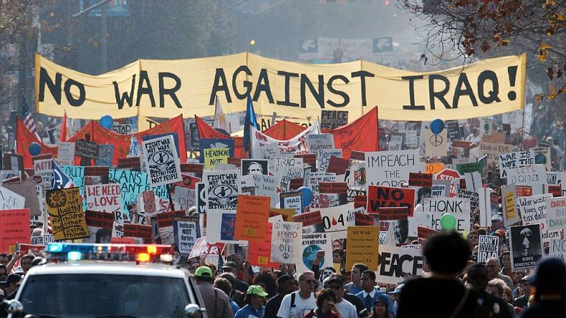 La reacción de EE.UU. al 11-S: la fractura social de la guerra de Irak