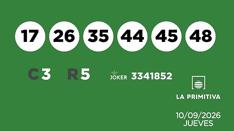 Primitiva Joker 10 09 26