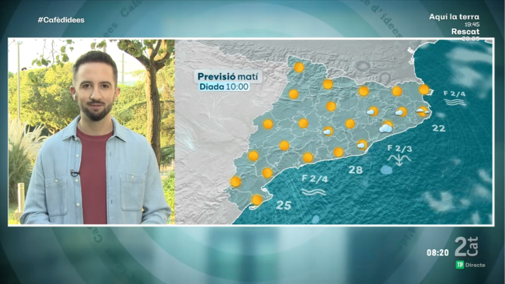 El temps - Diada tranquil·la i de contrastos, però amb més calor a la vista