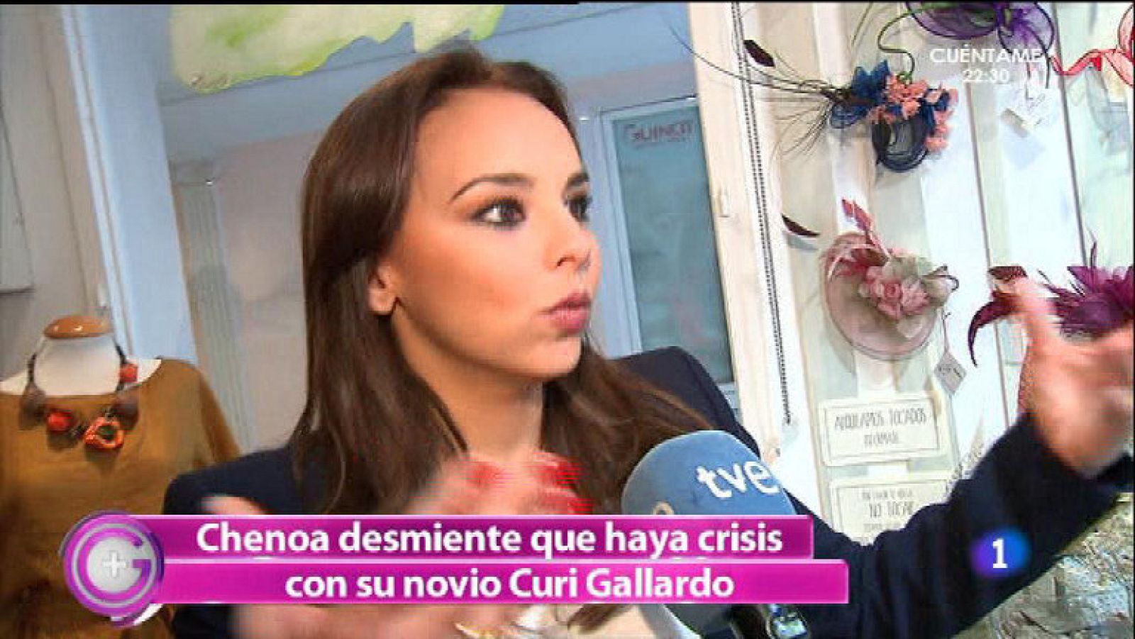 Chenoa desmiente que haya crisis con su novio Curi Gallardo